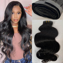 Load image into Gallery viewer, Seamless PU Clip In Body Wave Hair Extensions
