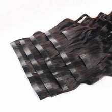 Load image into Gallery viewer, Seamless PU Clip In Deep Wave Hair Extensions