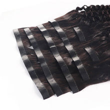 Load image into Gallery viewer, Seamless PU Clip In Kinky Curly Hair Extensions