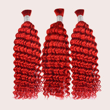 Load image into Gallery viewer, Red Deep Wave Hair Bulk