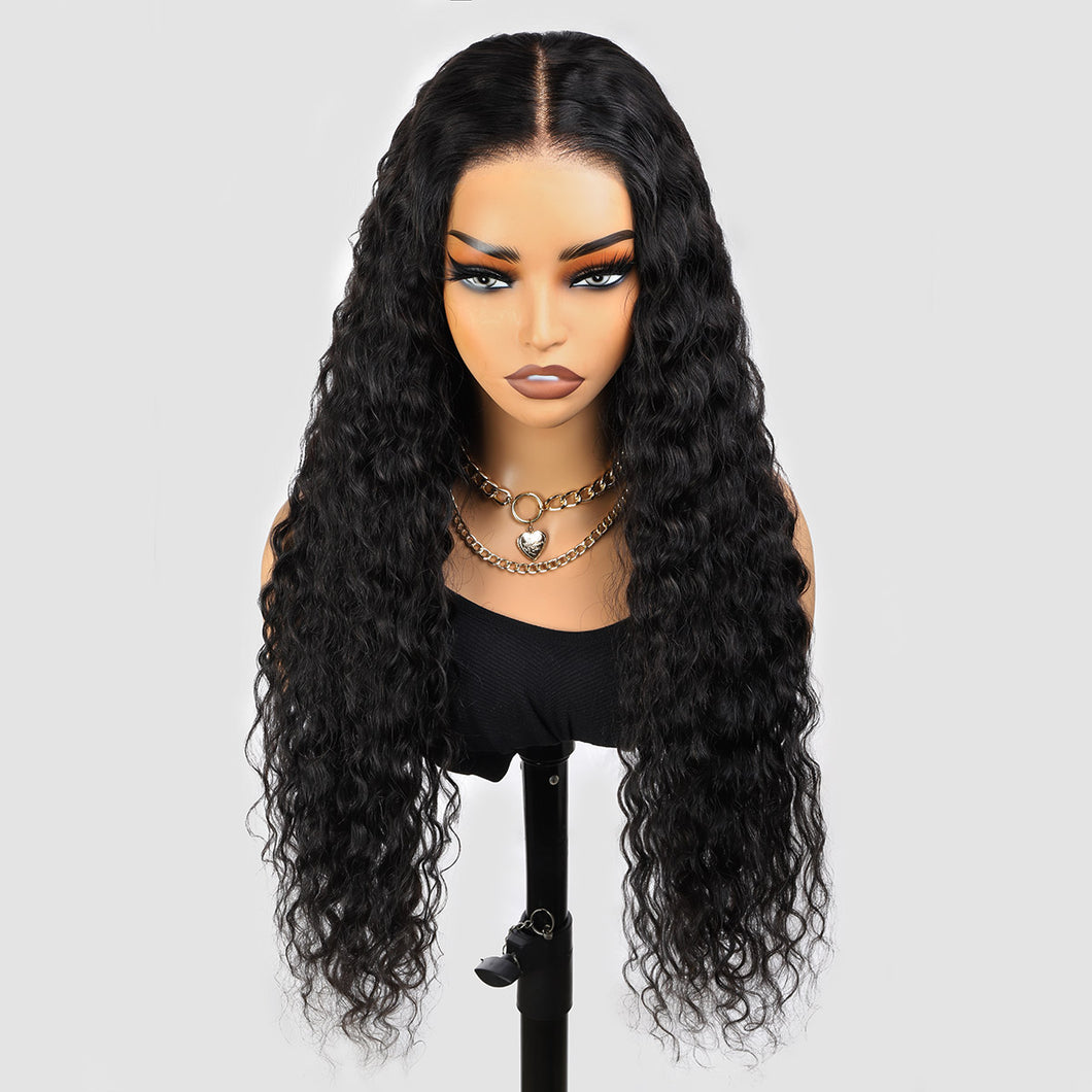 13X4 Lace Frontal Water Wave Wear And Go Glueless Wig