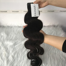Load image into Gallery viewer, Seamless PU Clip In Body Wave Hair Extensions