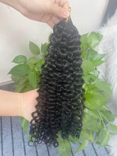 Load image into Gallery viewer, Deep Curly Crochet Human Hair Extensions