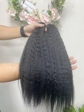 Load image into Gallery viewer, Kinky Straight Crochet Human Hair Extensions
