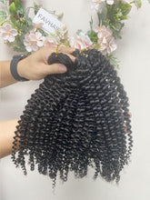Load image into Gallery viewer, Kinky Curly Crochet Human Hair Extensions