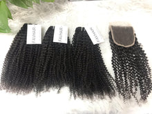 Load image into Gallery viewer, Raw Kinky Curly Hair Bundles