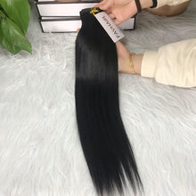 Load image into Gallery viewer, Seamless PU Clip In Straight Hair Extensions