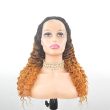 Load image into Gallery viewer, 1b/4/Golden Deep Wave 13x4 Lace Front Wig