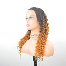 Load image into Gallery viewer, 1b/4/Golden Deep Wave 13x4 Lace Front Wig