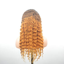 Load image into Gallery viewer, 1b/4/Golden Deep Wave 13x4 Lace Front Wig