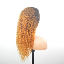 Load image into Gallery viewer, 1b/4/Golden Jerry Curly 13x4 Lace Front Wig