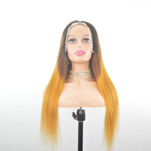 Load image into Gallery viewer, 1b/4/Golden Straight 13x4 Lace Front Wig