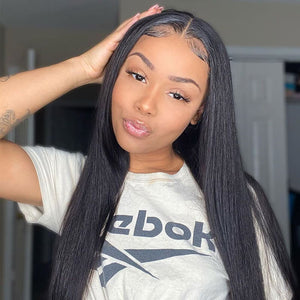 4x4 Lace Closure Wig Straight Wig