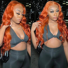 Load image into Gallery viewer, Body Wave Ginger Lace Wig