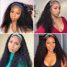 Load image into Gallery viewer, curly headband wig favhair models