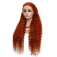 Load image into Gallery viewer, Deep Wave Ginger Lace Wig