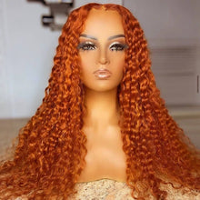 Load image into Gallery viewer, Deep Wave Ginger Lace Wig