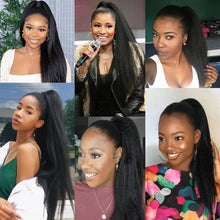 Load image into Gallery viewer, Kinky Straight Ponytail