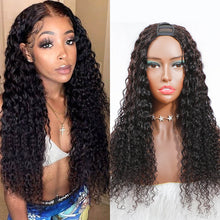 Load image into Gallery viewer, U Part Wig Human Hair Wigs Deep Wave Wig