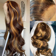 Load image into Gallery viewer, Highlight-4-27-body-wave-lace-frontal-wig-style