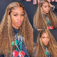 Load image into Gallery viewer, Highlight P4/27 Jerry Curly Lace Front Wig