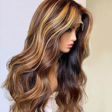 Load image into Gallery viewer, Hightlight-4-27-body-wave-4x4-lace-closure-wig-review