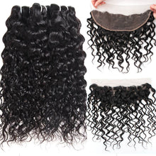 Load image into Gallery viewer, Italian Curly Hair 3 Bundles with 13x4 Frontal
