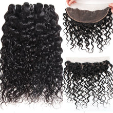 Load image into Gallery viewer, Italian Curly Hair 3 Bundles with 13x4 Frontal