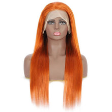 Load image into Gallery viewer, Straight Ginger Lace Wig