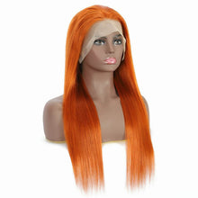 Load image into Gallery viewer, Straight Ginger Lace Wig