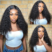Load image into Gallery viewer, T-Part-Wig-Kinky-Curly-Favhair model