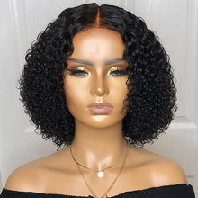 Load image into Gallery viewer, curly bob wig favhair front side