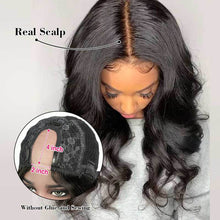 Load image into Gallery viewer, U Part Wig Human Hair Wigs Body Wave Wig