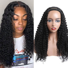 Load image into Gallery viewer, U Part Wig Human Hair Wigs Kinky Curly Wig