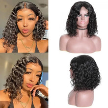 Load image into Gallery viewer, T Part Lace Water Wave Bob Wig