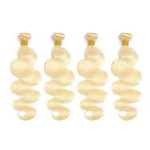 Load image into Gallery viewer, Color 613# Body Wave Hair 4 Bundles with Closure