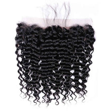 Load image into Gallery viewer, Deep Wave Hair 3 Bundles with 13x4 Frontal