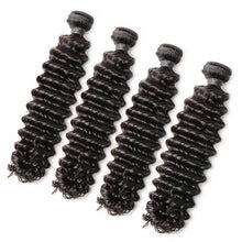Load image into Gallery viewer, Deep Wave Hair 4 Bundles With 4x4 Lace Closure