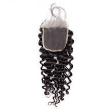 Load image into Gallery viewer, Deep Wave Hair 4 Bundles With 4x4 Lace Closure