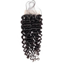 Load image into Gallery viewer, Deep Wave Hair 4 Bundles With 4x4 Lace Closure
