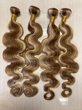 Load image into Gallery viewer, Piano Color Hair P8/613 Body Wave 3/4 Bundles
