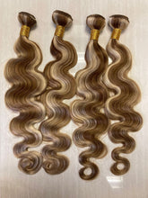 Load image into Gallery viewer, Piano Color Hair P8/613 Body Wave 3/4 Bundles