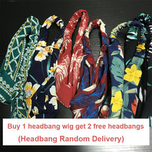 Load image into Gallery viewer, favhair kinky straight headband wig free gift
