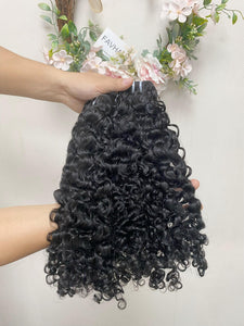 Raw Burmese Curly Hair Bundles