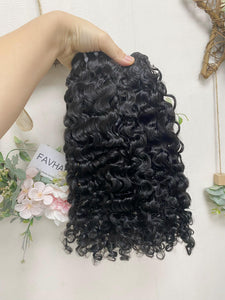 Raw Burmese Curly Hair Bundles
