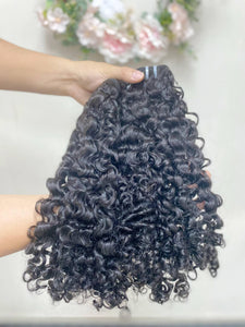 Raw Burmese Curly Hair Bundles