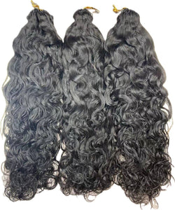 Water Wave Crochet Human Hair Extensions
