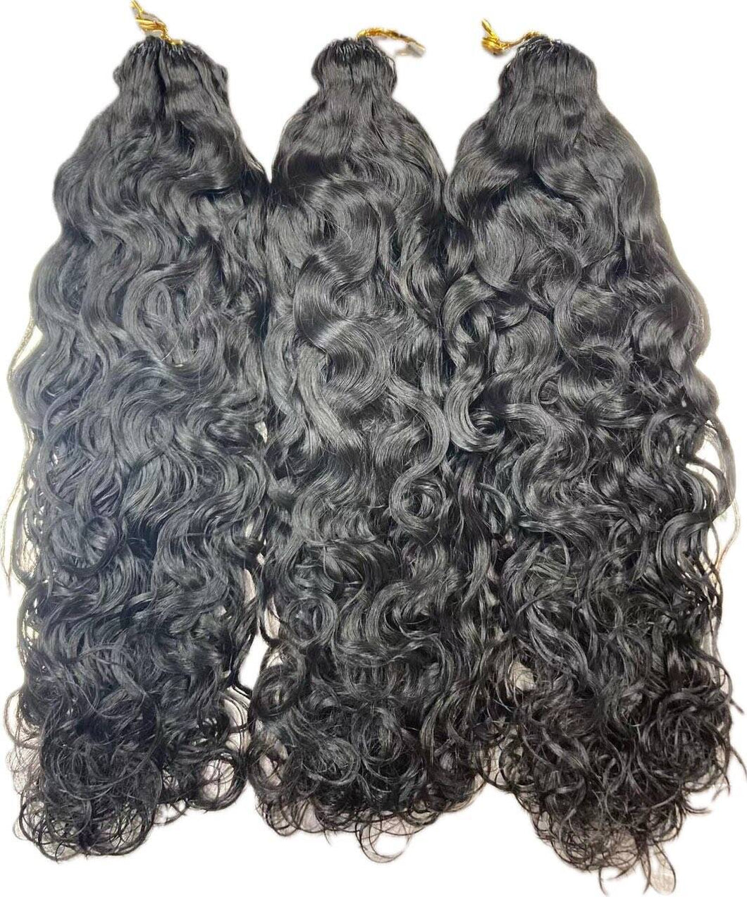 Water Wave Crochet Human Hair Extensions
