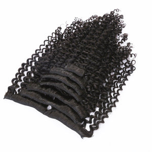 Kinky Curly Clip In Hair Extensions