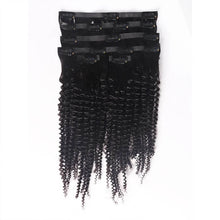 Load image into Gallery viewer, Seamless PU Clip In Kinky Curly Hair Extensions
